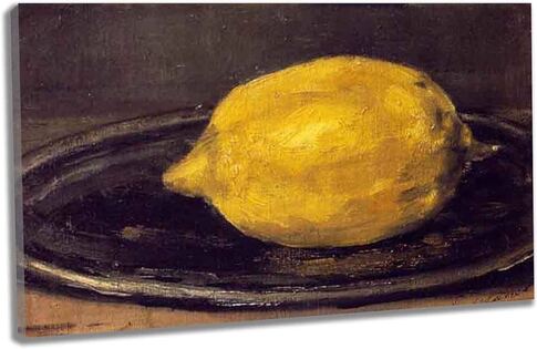 Htt-Kup-Rpp Edouard Manet《Le citron》Impression Sur Toile Moderne Art Mural  Grande Tableau Decor Murale Convient adaptées au Salon Chambre à Coucher ...