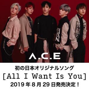 ACE japanese single all I want is you