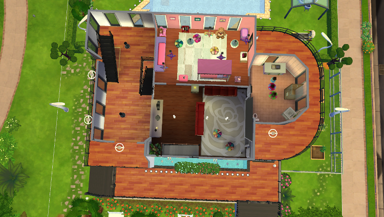 Sims 4 : Aménagement de l'immeuble Plazza