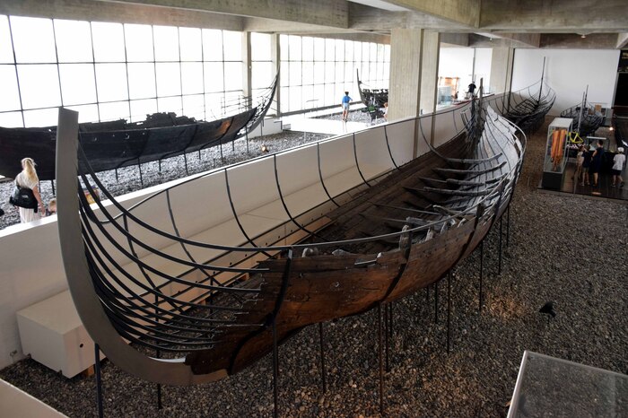 Roskilde - Musée des vikings - Drakkar repéché dans la mer