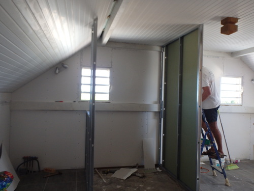 en chantier une chambre de +