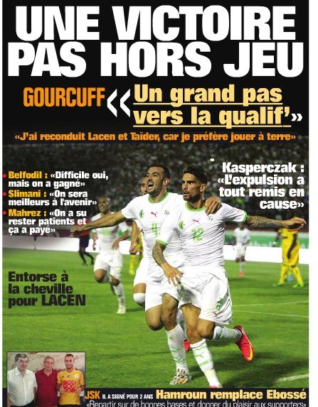 Mercredi 10.09.2014 à Blida EN-MALI 1-0 E.CAN