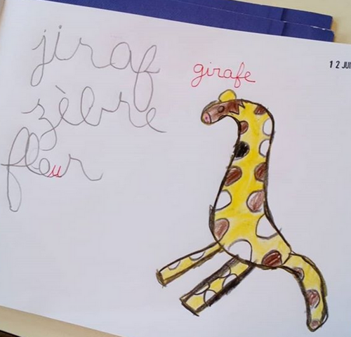 Ecriture tâtonnée en maternelle