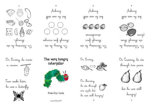The very hungry caterpillar / Days of the week 