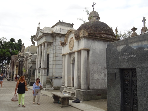 Place de France et cimetière Recoleta à Buenos Aires en Arzentine (photos)