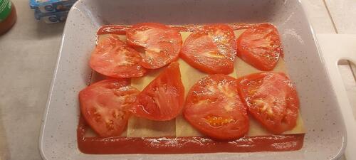 Des Lasagnes Tomates Aubergines Epinards (sans viande)