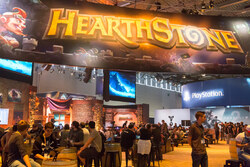 Une enseigne pour « Hearthstone Heroes of Warcraft »