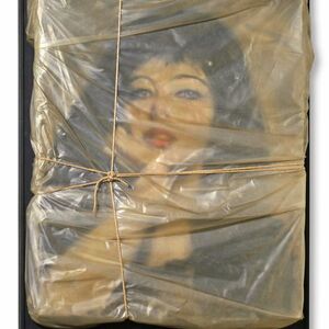 Christo - Wrapped Portrait of Jeanne-Claude, 1963