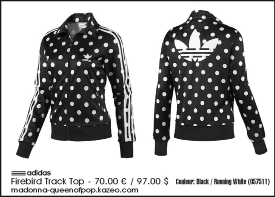 veste adidas femme a pois