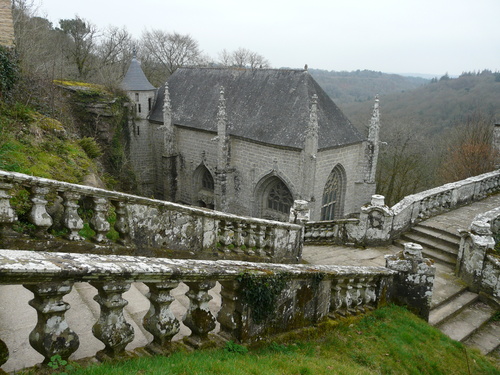 Le Faouët , la hêtraie en Breton