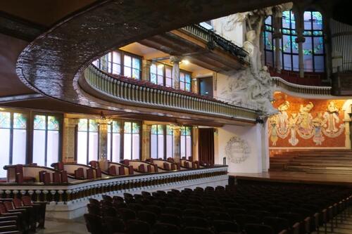 La Salle de concerts du Palais de la Musique Catalane