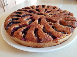 TARTE AMANDINE AUX PRUNEAUX