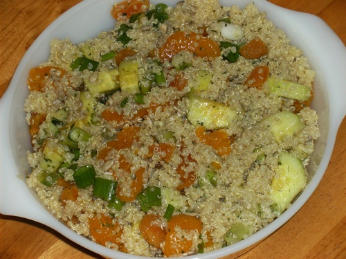 Quinoa et agrumes en salade