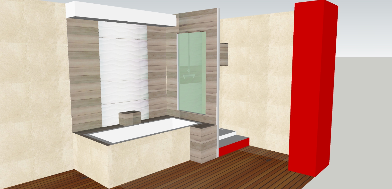 Inserer une vitre dans une cloison de douche en placo | Forum Isolation -  Cloisons / Plafonds - Forum Système D