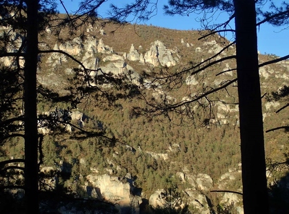 les corniches du Méjan autour de la Caxe