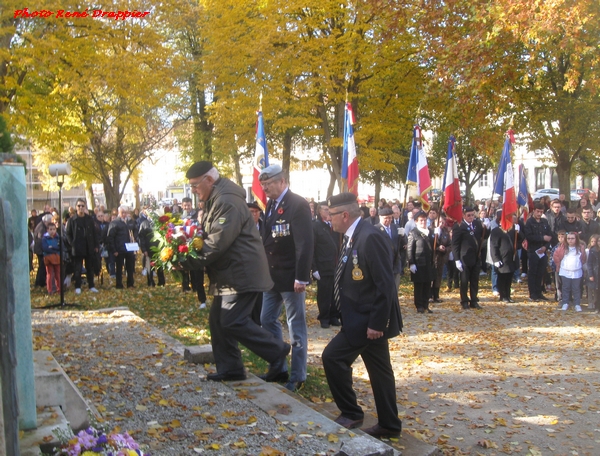 Le Centenaire de la fin du conflit de 1914-1918 a été magnifiquement fêté à Châtillon sur Seine le 11 novembre 2018