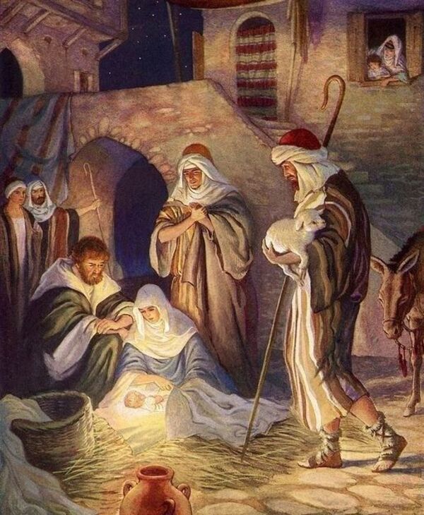 Noël : naissance de Jésus  (  évangile selon saint Luc )