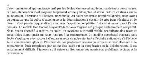 Nouveau livre sur la pédagogie Montessori