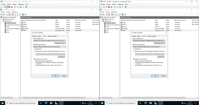 Configurer un VPN L2TP/IPsec de site à site sur Windows Serveur 2022