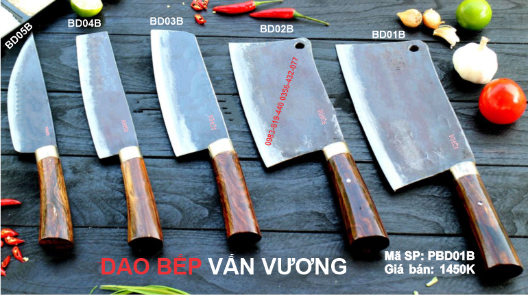 Dao kéo Phúc Sen - Bộ dao làm bếp Phúc Sen cao cấp