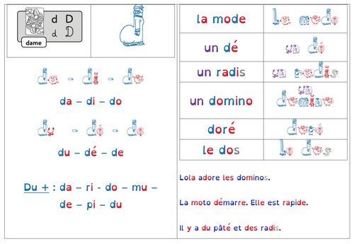 Fiche son D différenciation