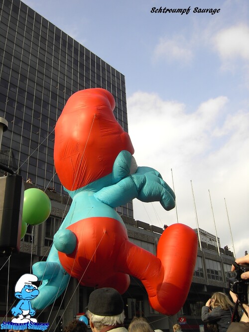 Ballon's Day Parade édition 2009 : les ballons Schtroumpf