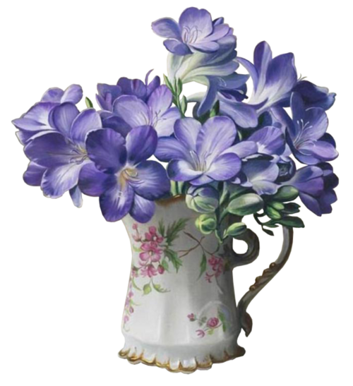 Fleurs dans vases ou pots etc