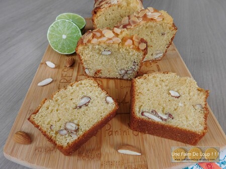 Cake aux amandes et au citron vert