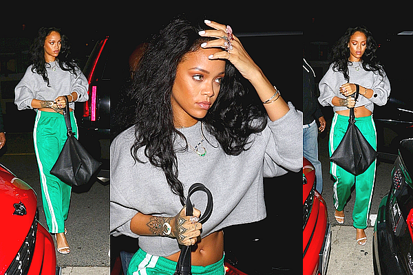 13.01.2015 : Rihanna a été vue dans les rues de Los Angeles.