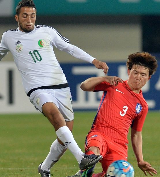 Vendredi 25.3.2016 à Seoul Amical U23 Corée du Sud-EN 2-0