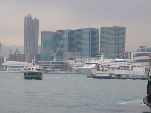 Du coté du port de Hong kong