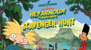 L’affiche du jeu « Hey Arnold ! Scavenger Hunt »