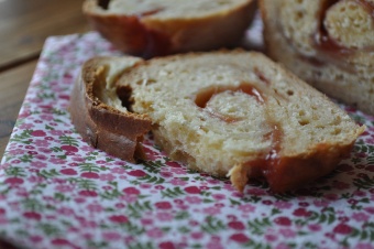 Babka à la vanille et à la confiture