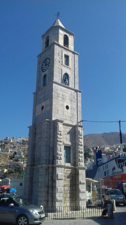 SIMI  LE  MONASTERE EN GRECE A RHODES (Photos d'une amie)