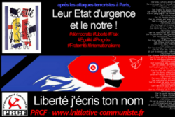 Après le 1er tour des Régionales, ETAT D’URGENCE pour le mouvement populaire – Georges Gastaud répond à Initiative Communiste