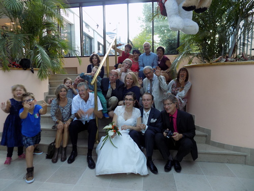 C'était un beau Mariage ! On était sous de gros nuages !