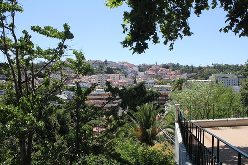 Vue du Jardim do Tourel sur Lisbonne