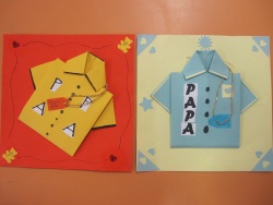 cartes chemise pour la fête des pères