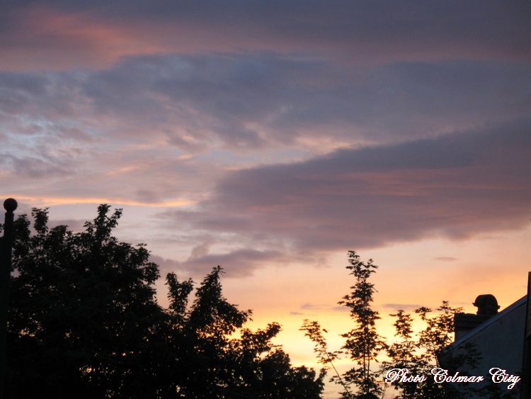 Colmar : Coucher du soleil