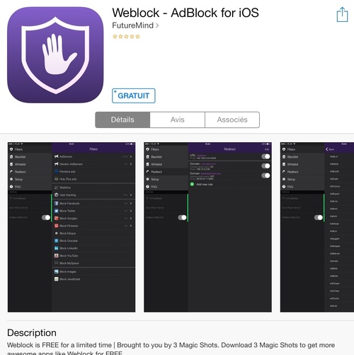 [appli] weblock