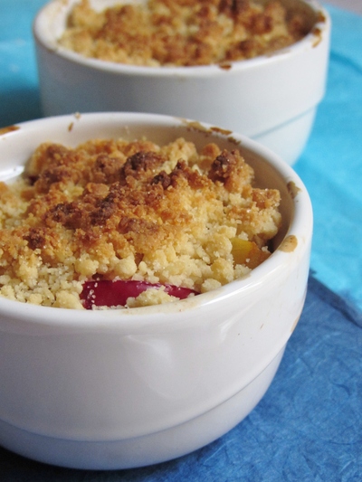 Crumble aux prunes