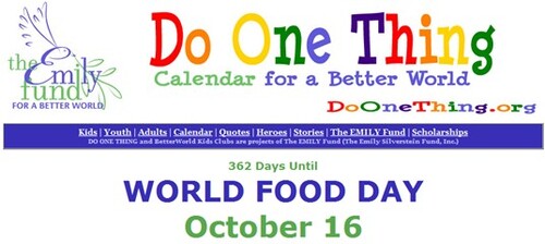 World Food Day/ FOOD and POVERTY / CLIMATE CHANGE /WASTE