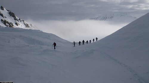 Dimache 25 février, col de la Valette