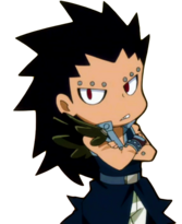 Résultat de recherche d'images pour "fairy tail chibi gajeel"