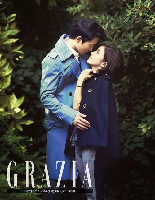 Lee Bo Young et Ji Sung pour Grazia