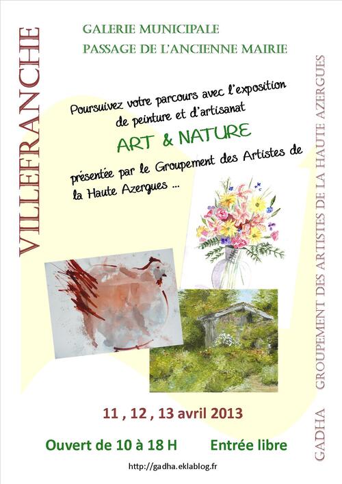 ART et NATURE  Une expo sur la thématique de l'environnement à Villefranche