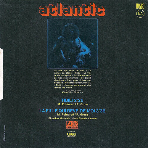 Tibilli Vinyl  France 1974