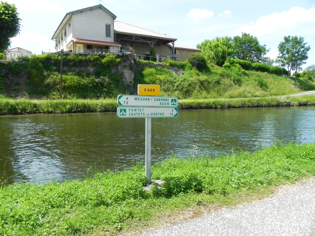 ballade en vèlo le long du canal !