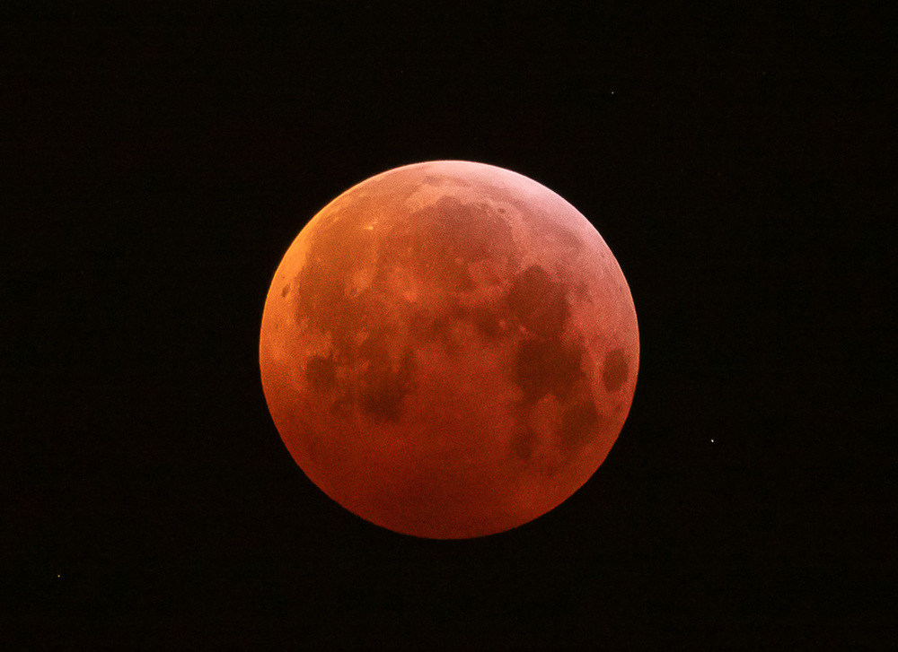 Eclipse lunaire 21-01-2019 .