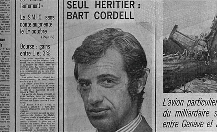 JEAN PAUL BELMONDO-JEAN ROCHEFORT- L'HERITIER - 1973